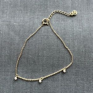 Mejuri 14K Gold Diamond Bracelet